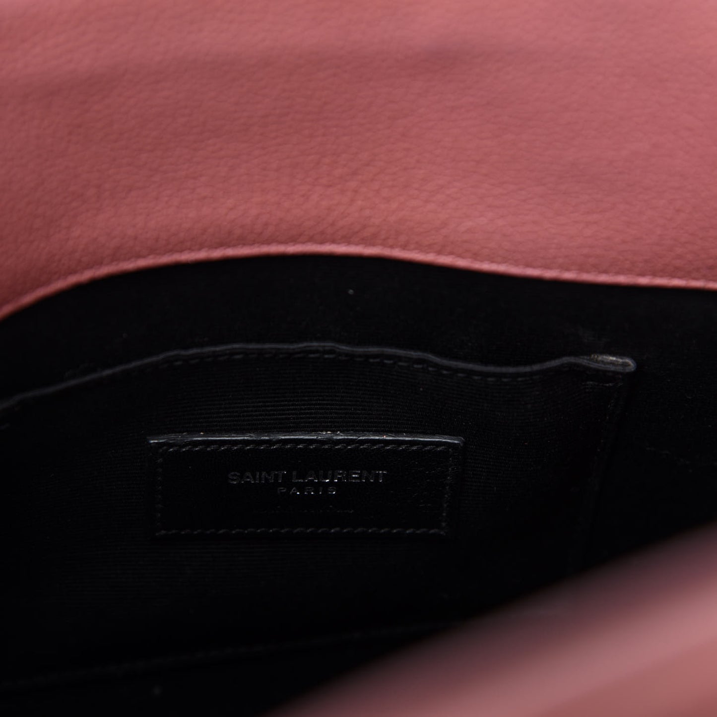 Grained Calfskin Baby Sac De Jour Dark Rose