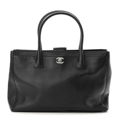 Chanel Calfskin Cerf Executive Shopper Tote Black 3 of 11