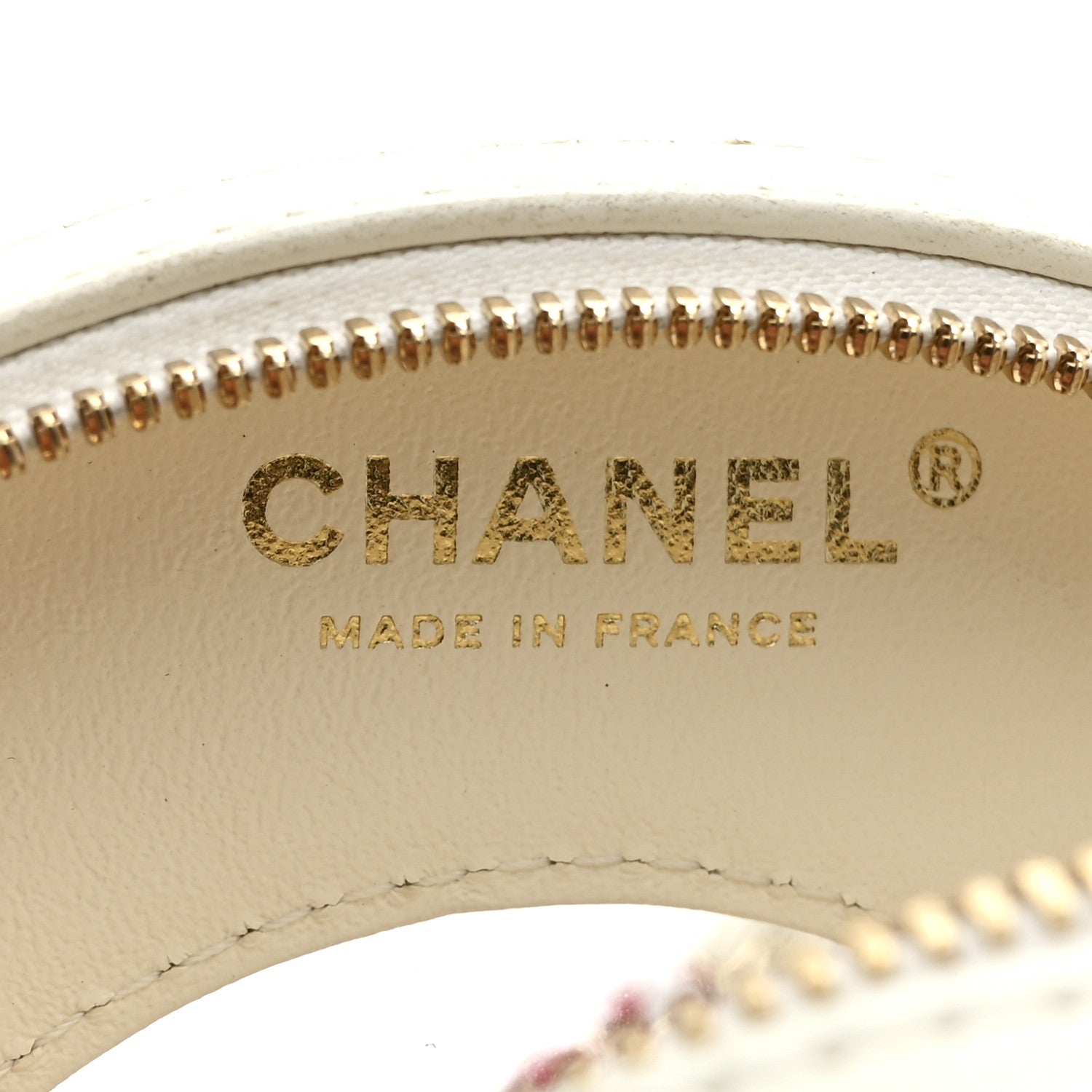 Chanel Lambskin Coco Lifesaver Round Bag Red White 6 of 11