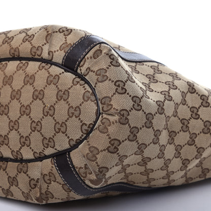 Gucci Monogram Medium D Gold Hobo Dark Brown 9 of 9
