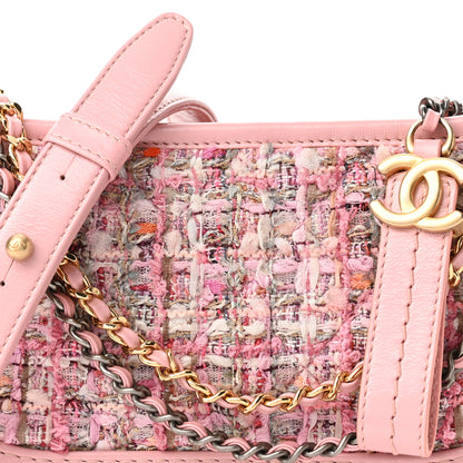 Chanel Tweed Calfskin Small Gabrielle Hobo Light Pink 8 of 10