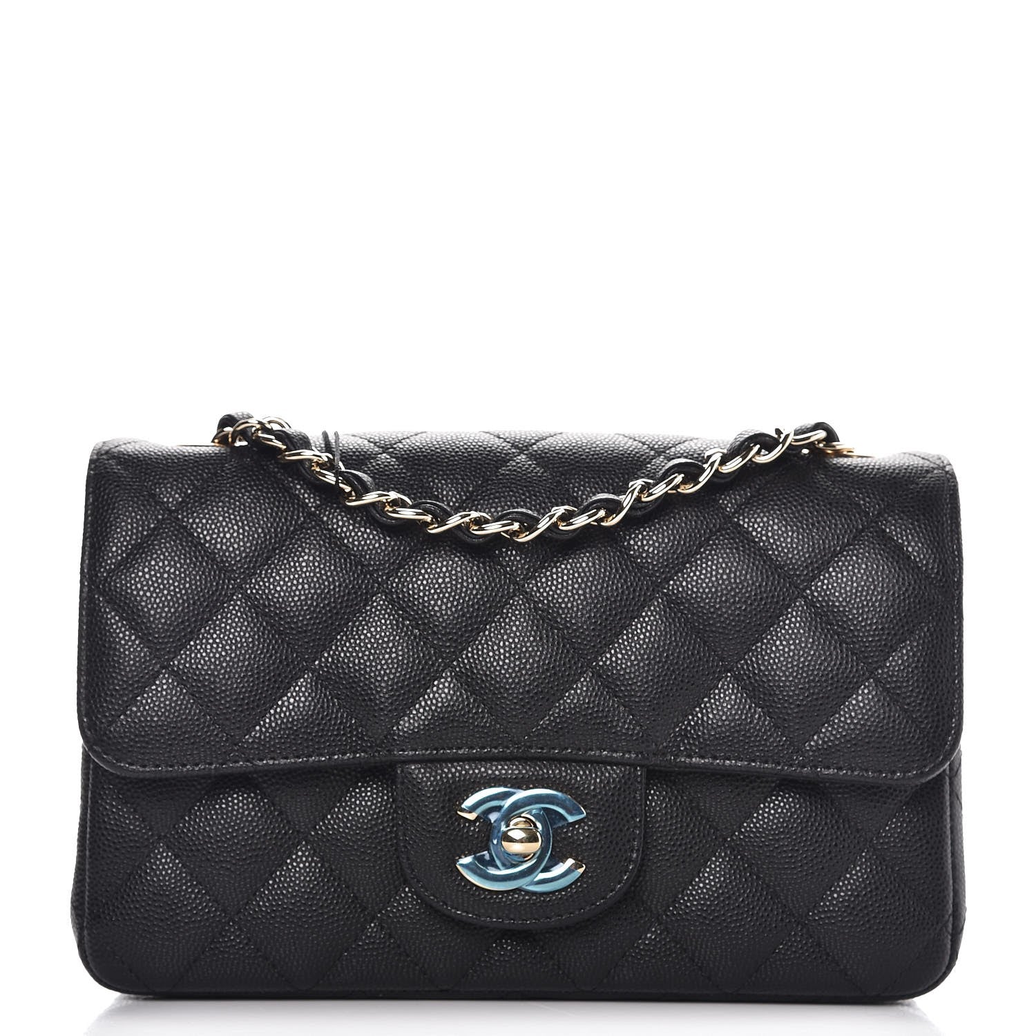 Chanel Caviar Quilted Mini Rectangular Flap Black 1 of 8