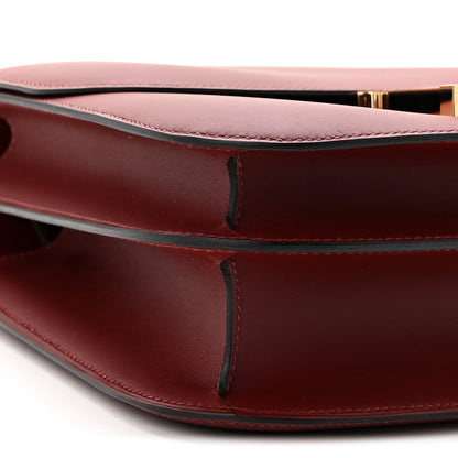 Hermes Veau Sombrero Constance Cartable 29 Rouge H 9 of 11