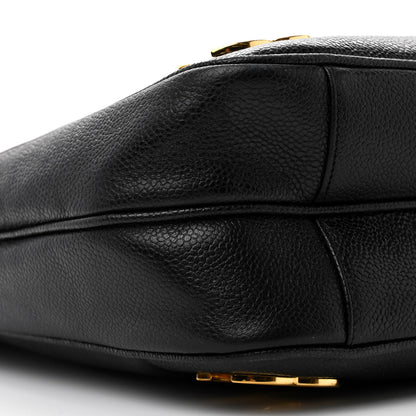 Chanel Caviar Triple CC Shoulder Bag Black 10 of 15