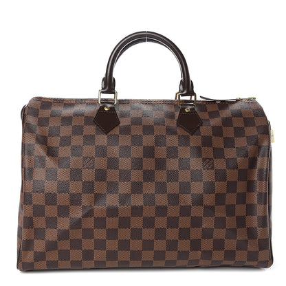 Louis Vuitton Damier Ebene Speedy 35 1 of 9