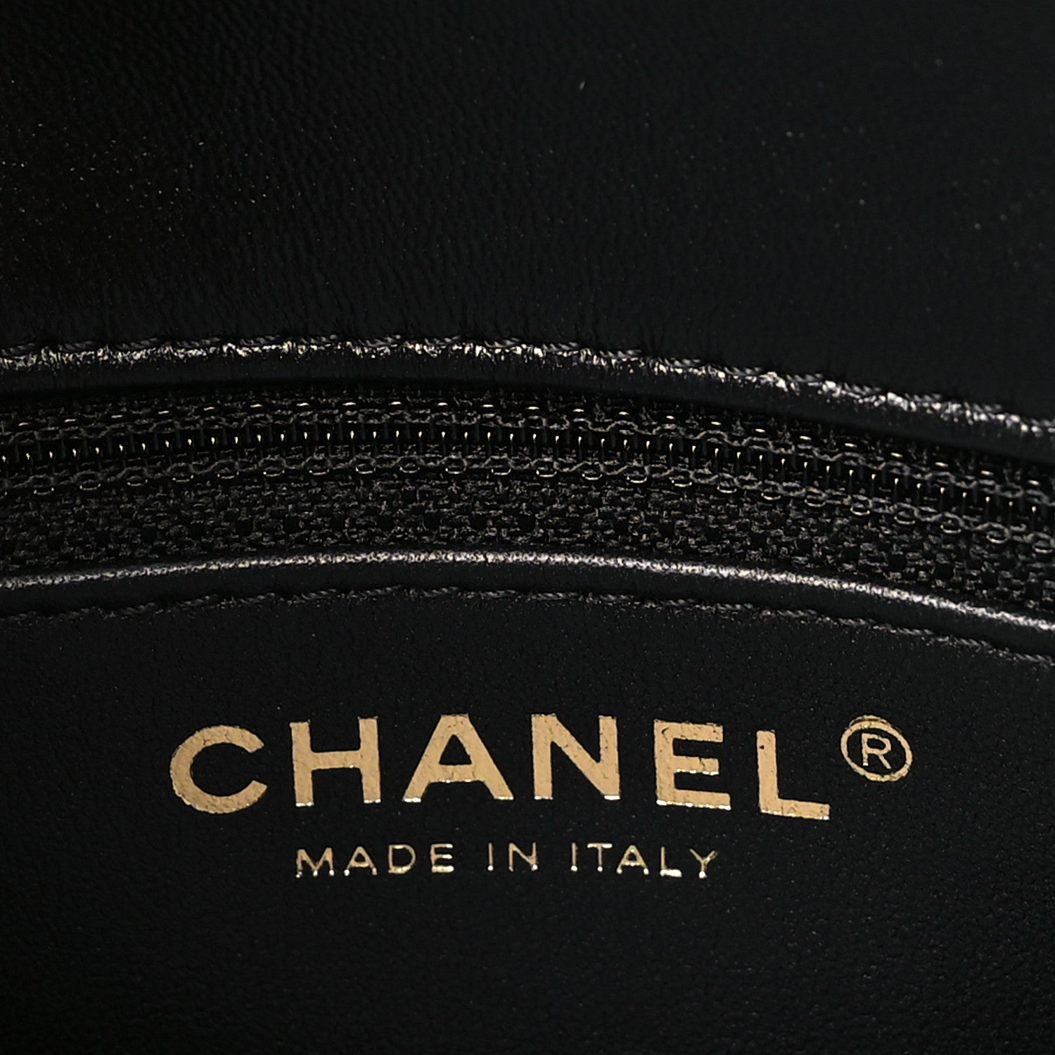 Chanel Shiny Lambskin Quilted Golden Links Top Handle Flap Black 6 of 10
