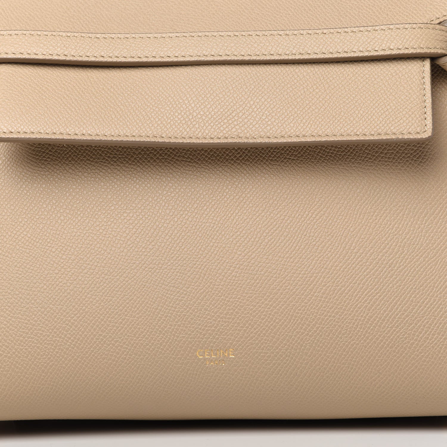 Celine Grained Calfskin Mini Belt Bag Light Taupe 8 of 9