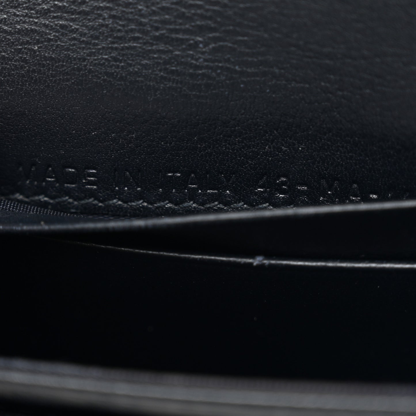 Oblique Saddle Card Holder Blue