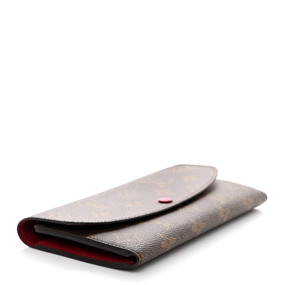 Louis Vuitton Monogram Emilie Wallet Fuchsia 4 of 8