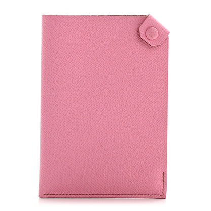 Hermes Epsom Tarmac PM Passport Holder 5P Pink 1 of 8