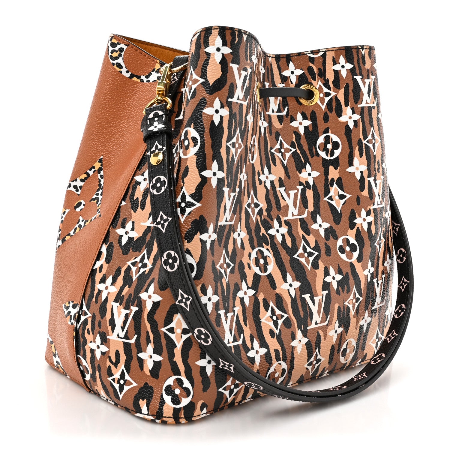 Louis Vuitton Monogram Giant Jungle NeoNoe Caramel 3 of 9
