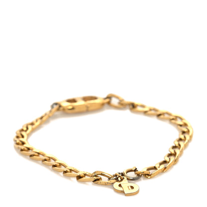 Christian Dior Metal Petit CD Chain Bracelet Gold 3 of 4
