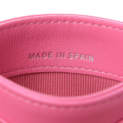 Chanel Lambskin Quilted Card Holder Pink 7 of 9
