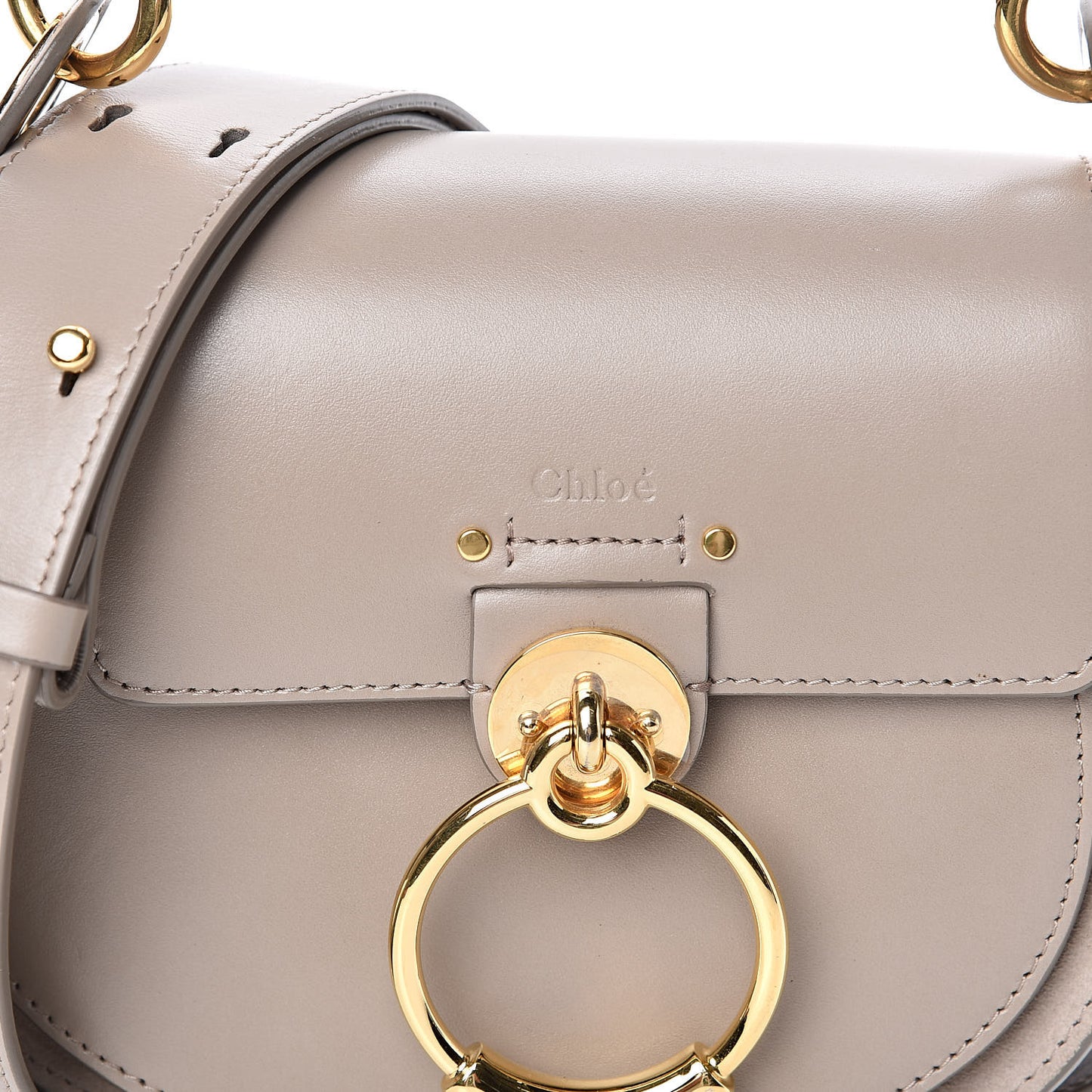 Calfskin Small Tess Bag Motty Grey