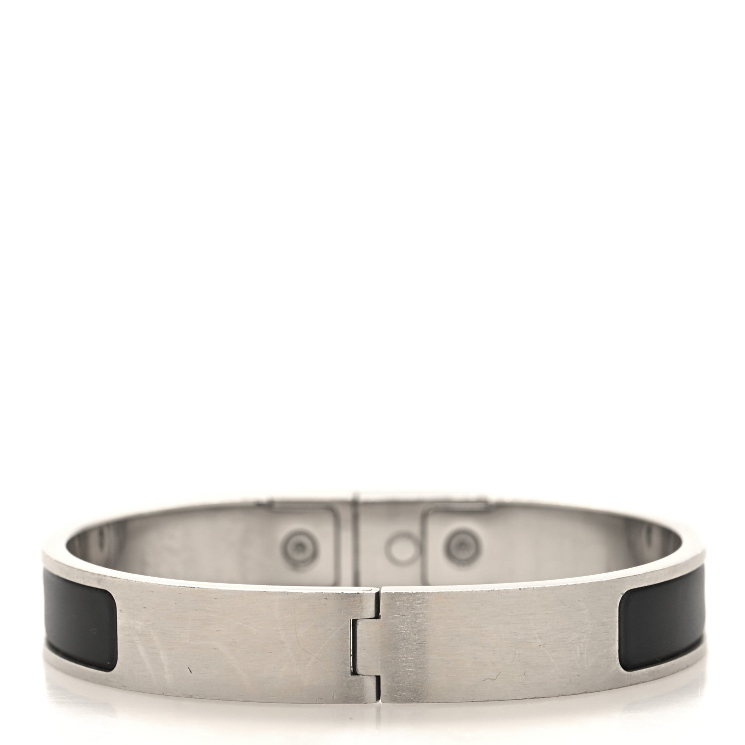 Hermes Enamel Mini Clic Kelly Bracelet GM Matte Black 3 of 5