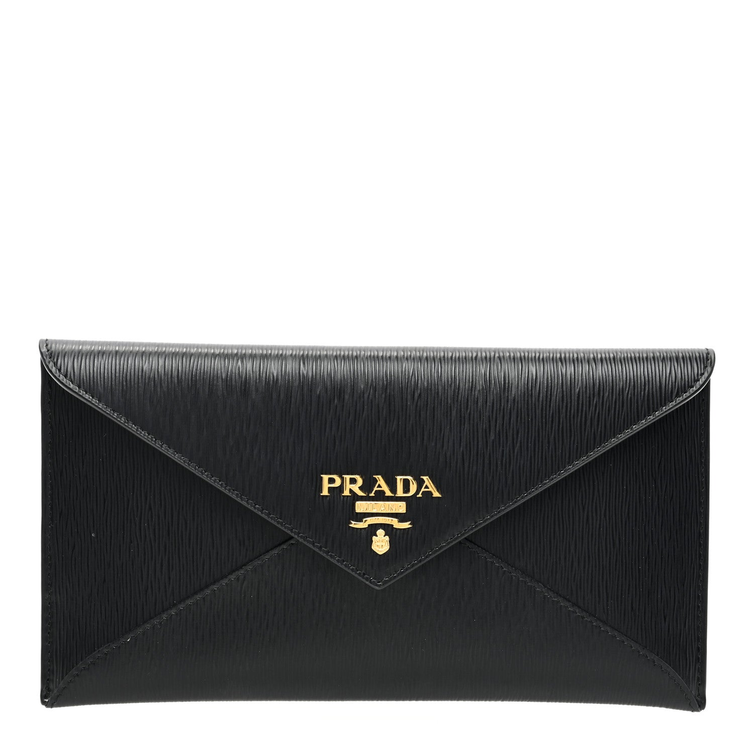 Prada Vitello Move Envelope Wallet Black 1 of 7