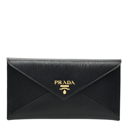 Prada Vitello Move Envelope Wallet Black 1 of 7