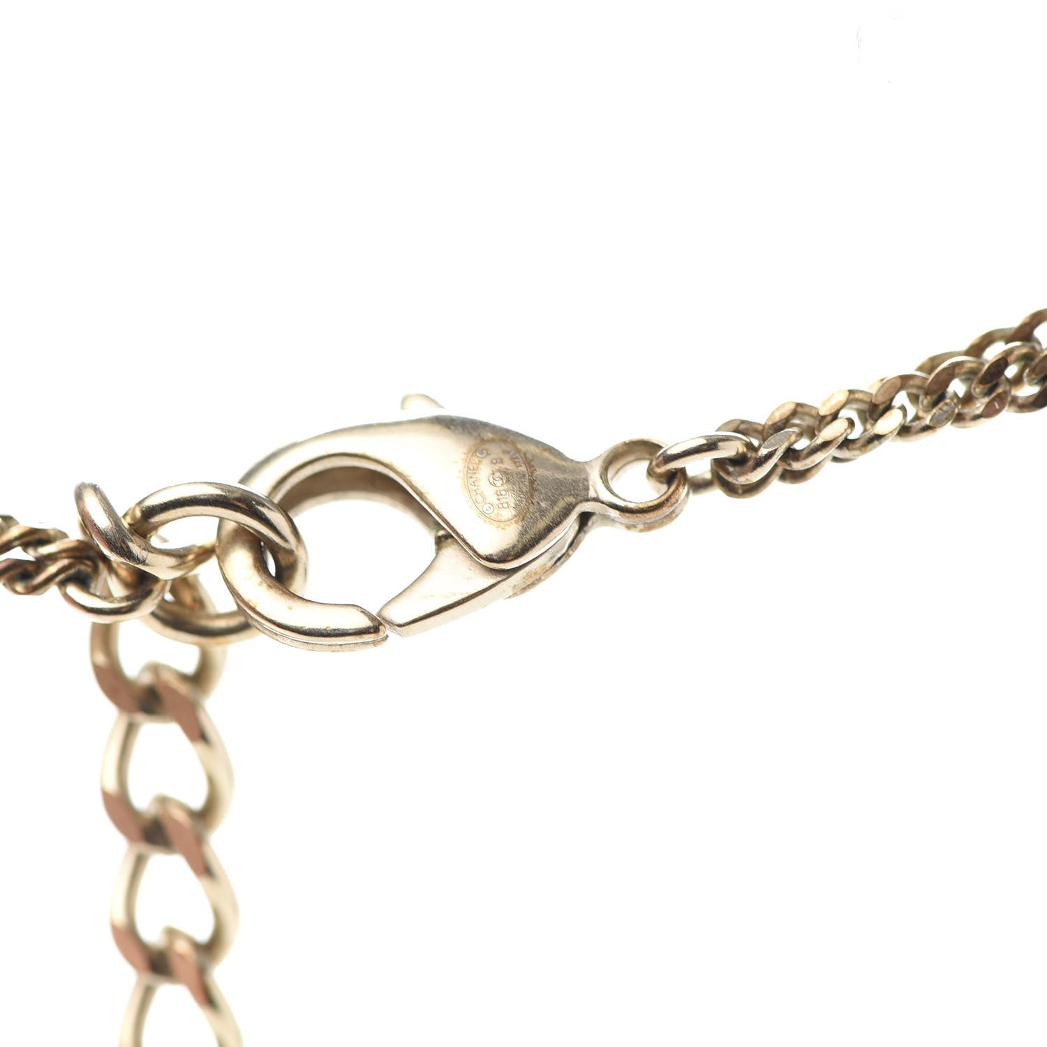 Chanel Pearl Chain CC Multi Strand Necklace Gold 6 of 7