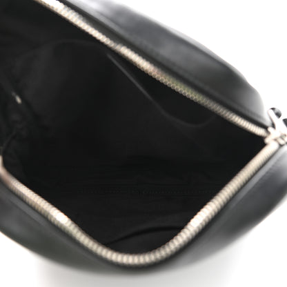 Saint Laurent Calfskin Rivington Race Pouch Black 4 of 10