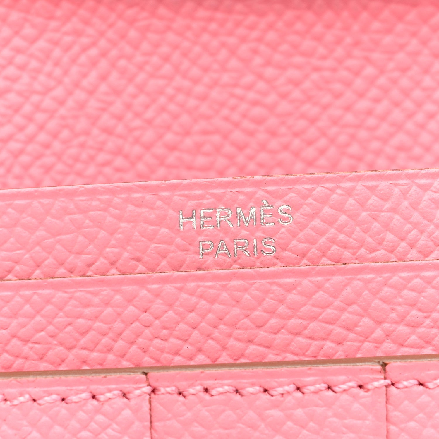 Hermes Epsom Bearn Gusset Wallet Rose Confetti 6 of 7