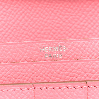 Hermes Epsom Bearn Gusset Wallet Rose Confetti 6 of 7