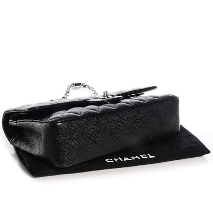 Chanel Caviar Quilted Medium Double Flap Black 4 of 8