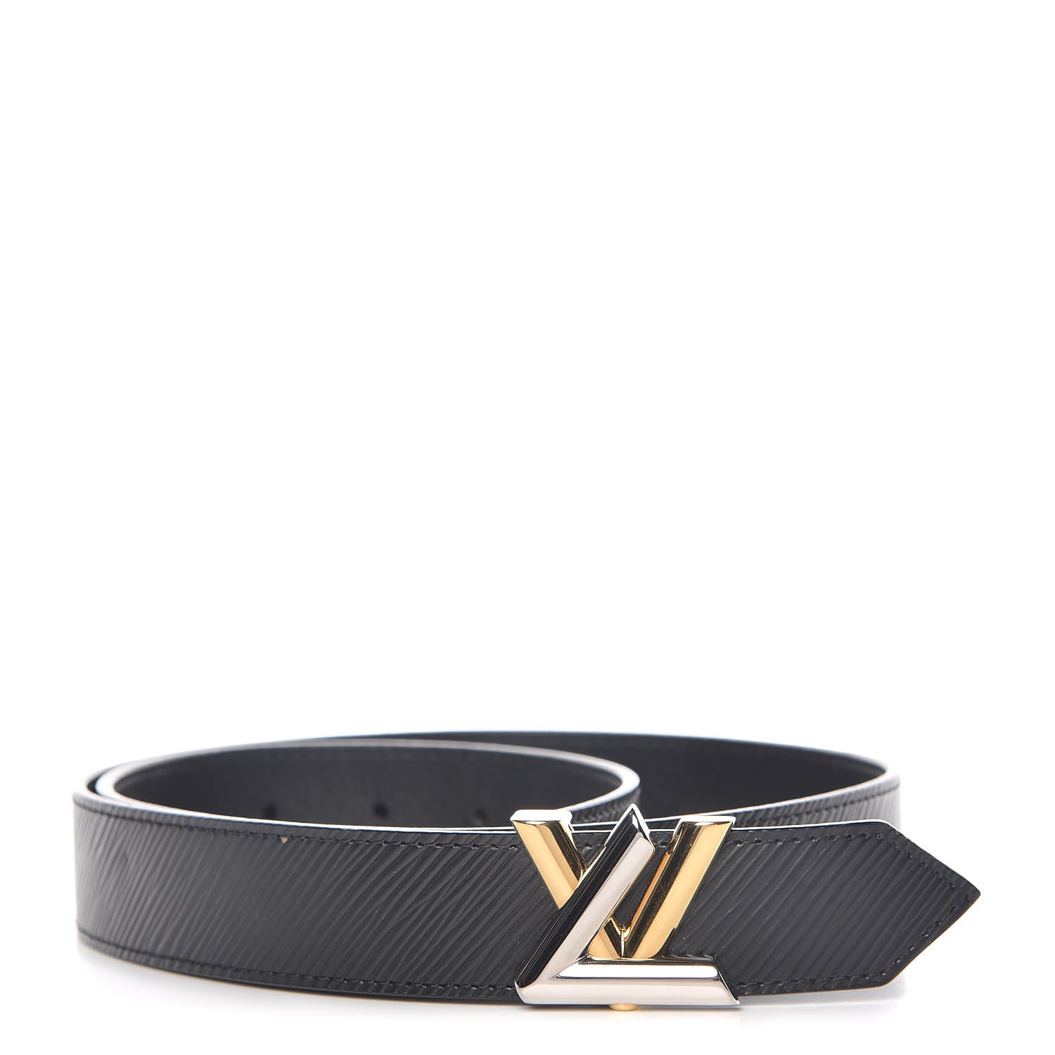 Louis Vuitton Epi 40mm LV Twist Belt 80 32 Black 1 of 8
