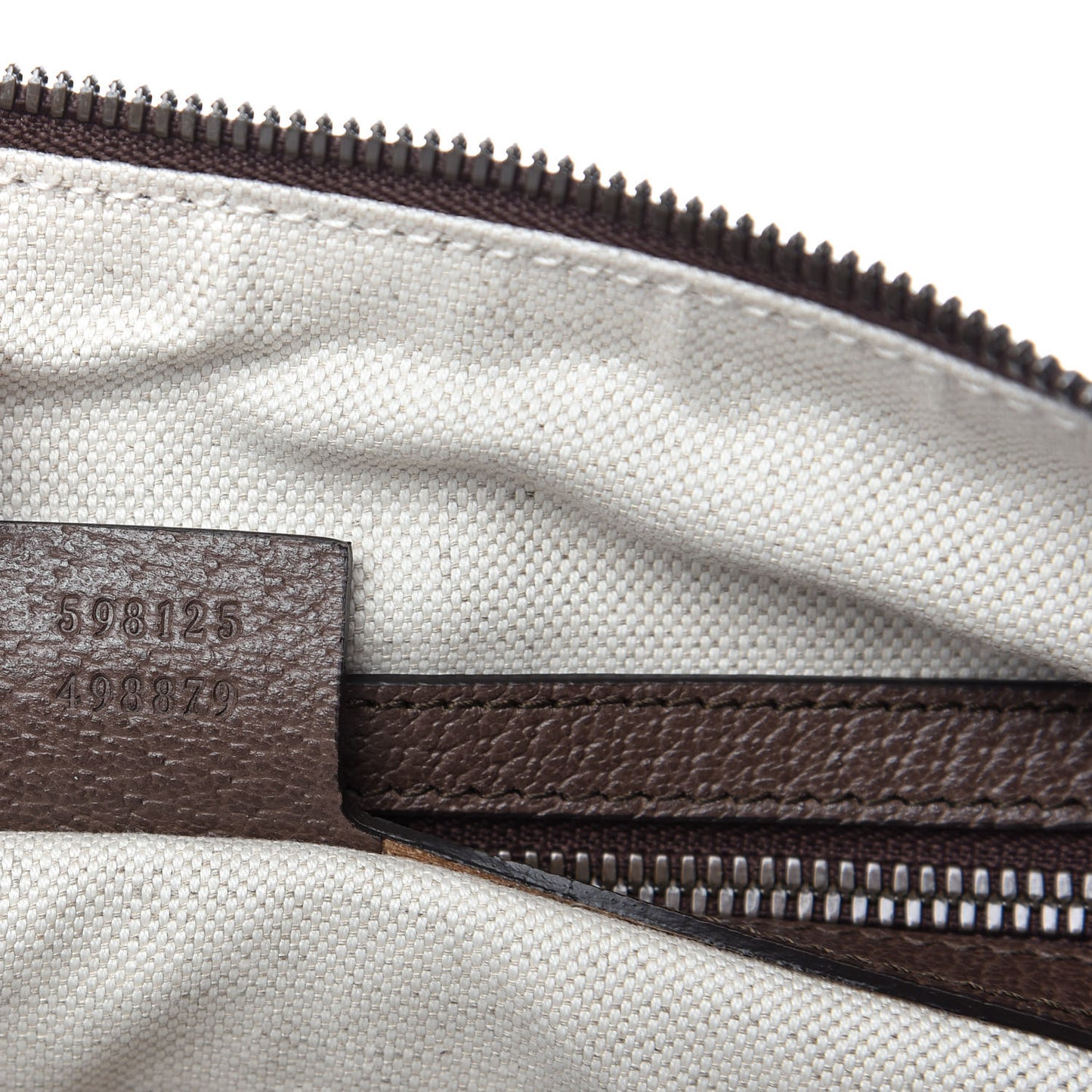 GG Supreme Monogram Web Small Ophidia Half Moon Hobo Brown