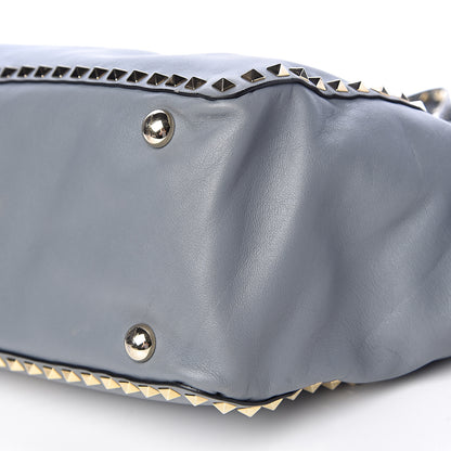 Valentino Garavani Vitello Medium Rockstud Tote Stone 15 of 18