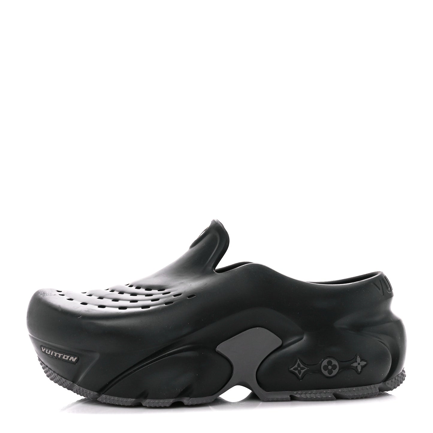 Rubber Mens Shark Clogs 7 8 Black