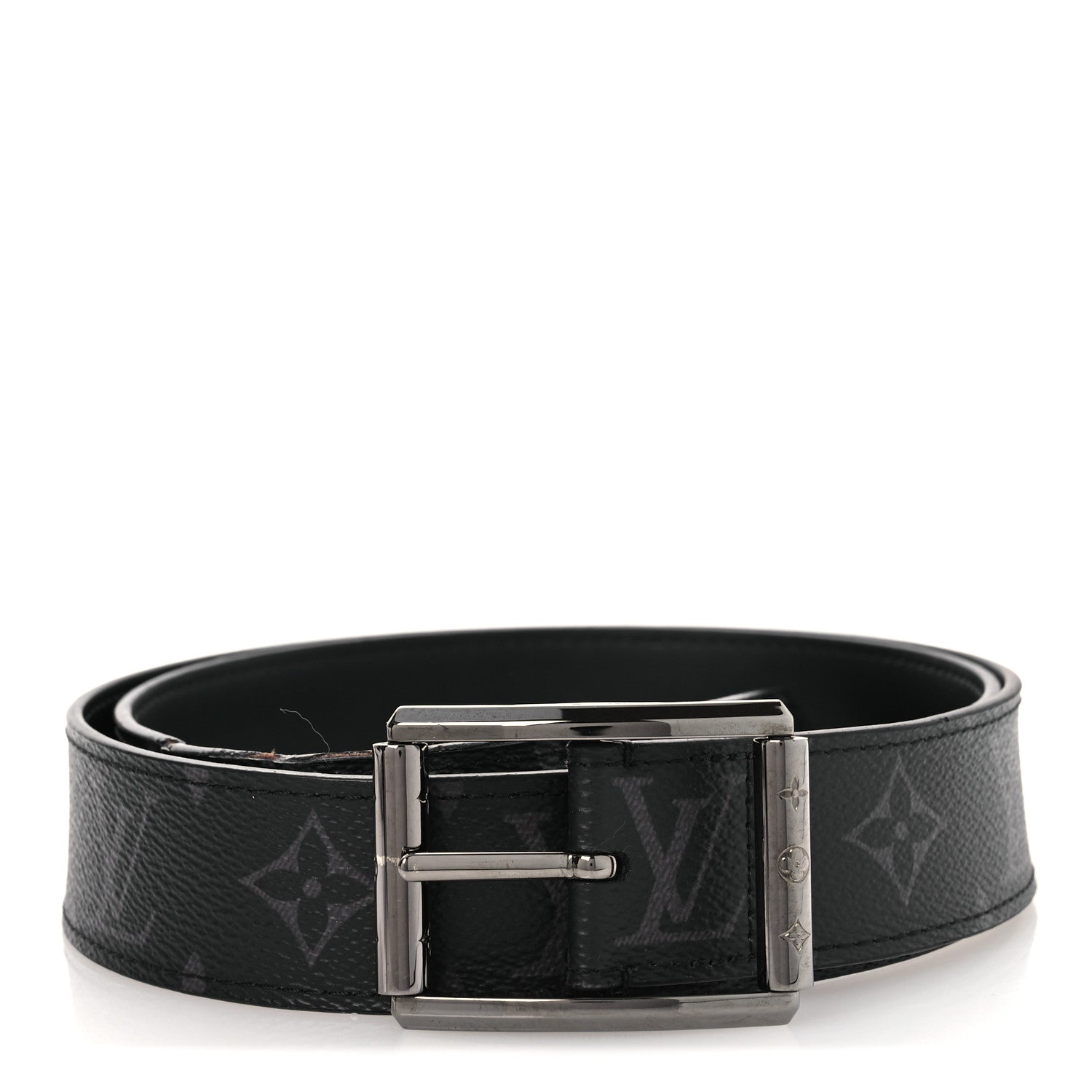 Louis Vuitton Monogram Eclipse 35 MM Voyager 95 38 Belt 1 of 12