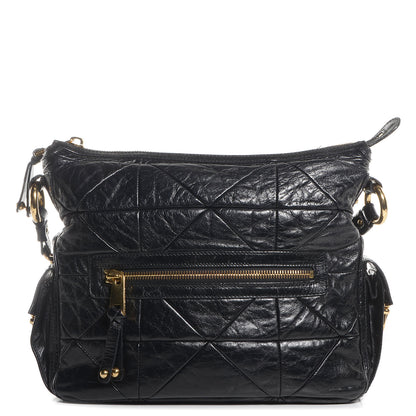 Marc Jacobs Leather Patchwork Multipocket Hobo Black 1 of 8