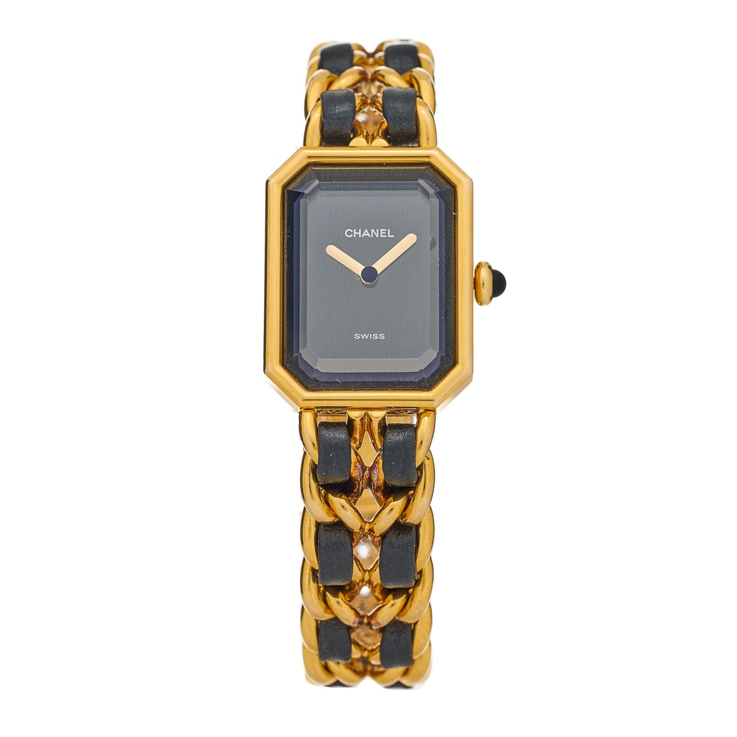Stainless Steel Lambskin 20mm Chain Premiere Quartz Watch Gold M