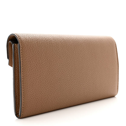 Louis Vuitton Calfskin Double V Wallet Sesame 3 of 9