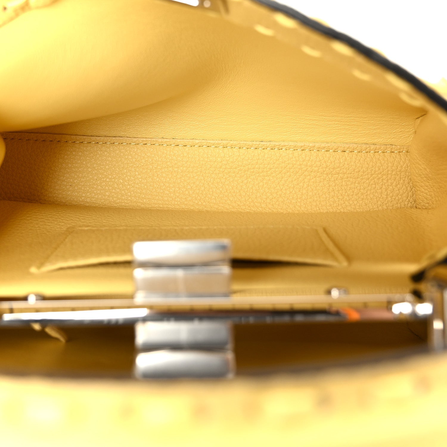 Fendi Cuoio Romano Sellerissima Mini Peekaboo Iconic Satchel Sorbetto 6 of 13