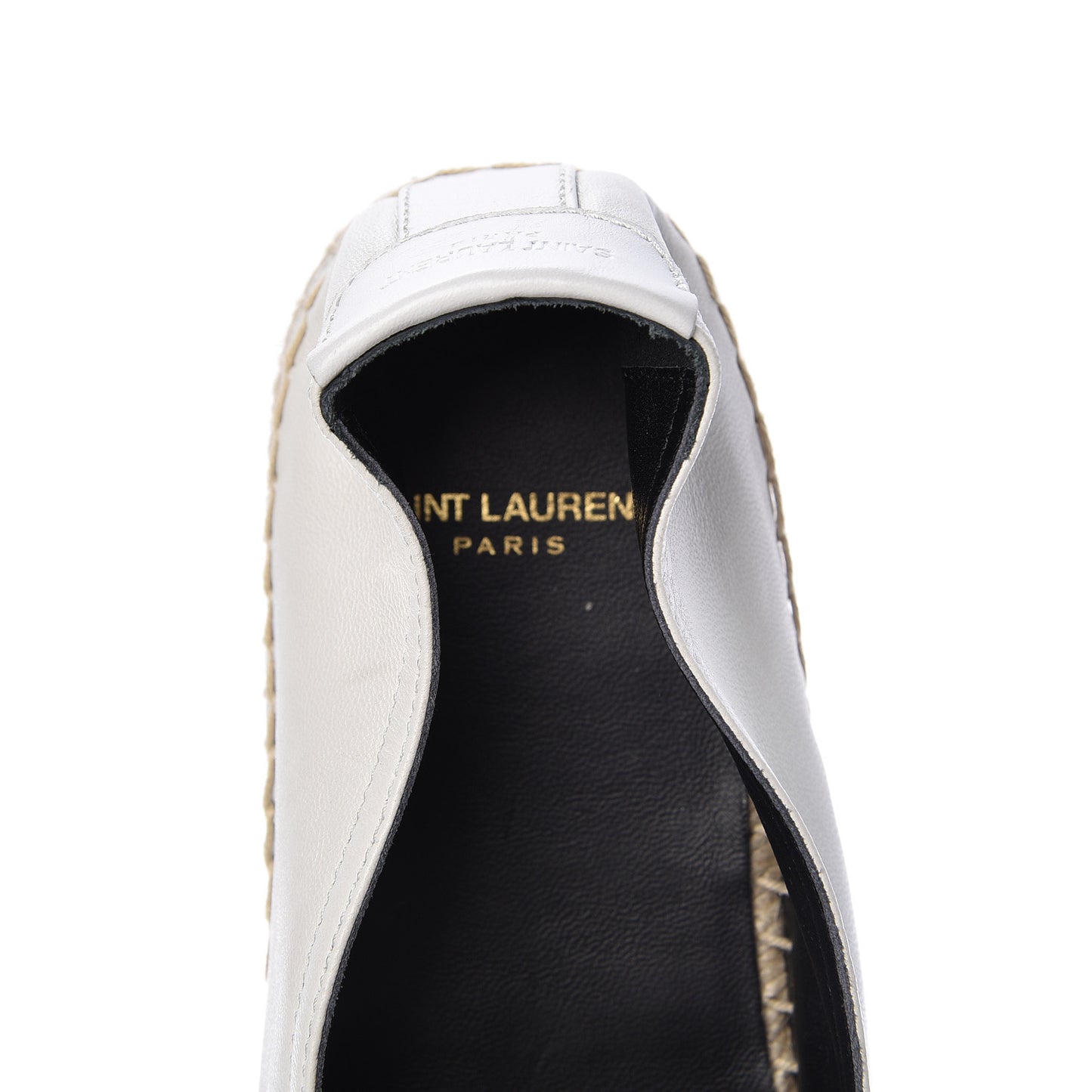 Lambskin Monogram Espadrilles 39.5 White