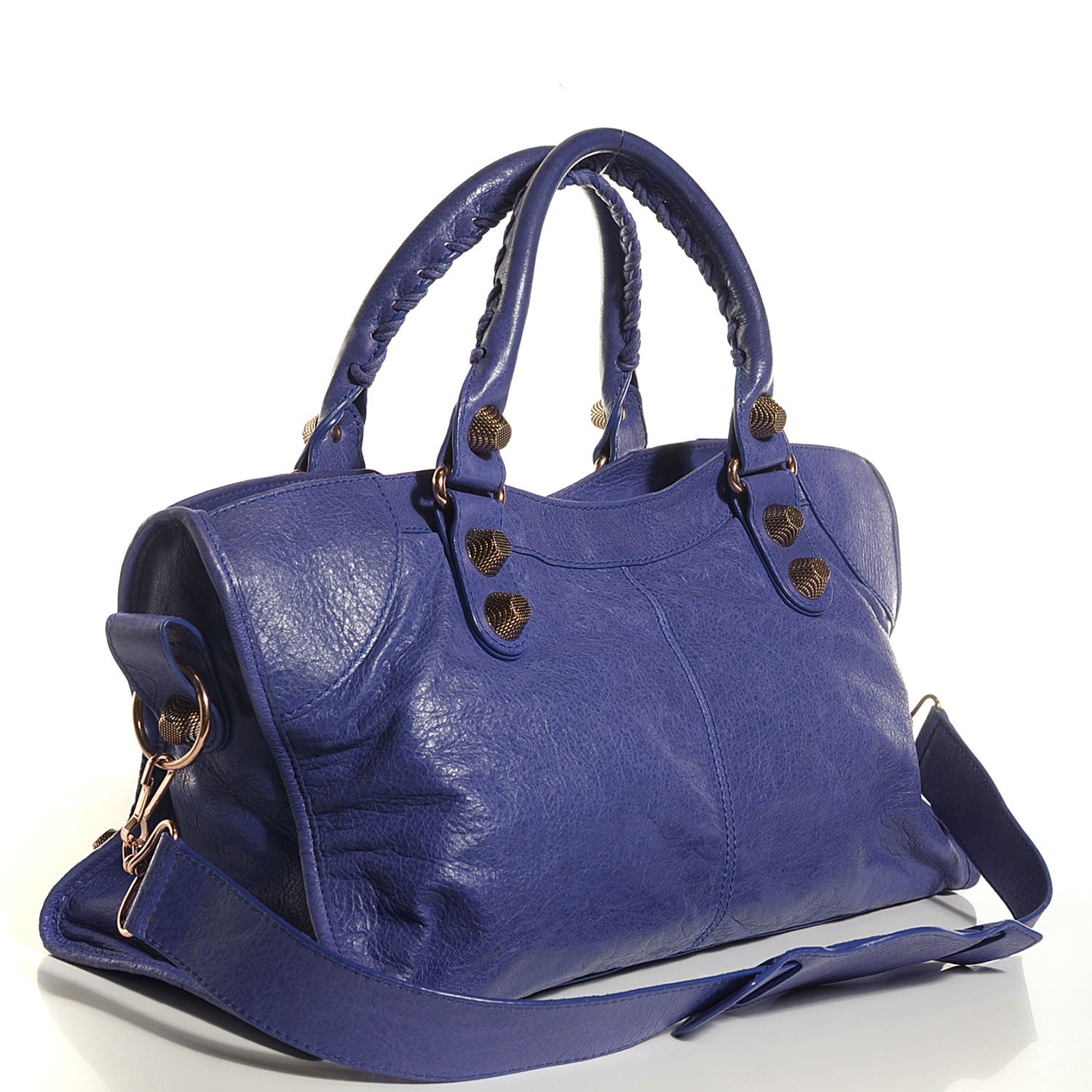 Balenciaga Agneau Giant 21 Rose Gold Hardware Part Time Bleu Lavande 3 of 11