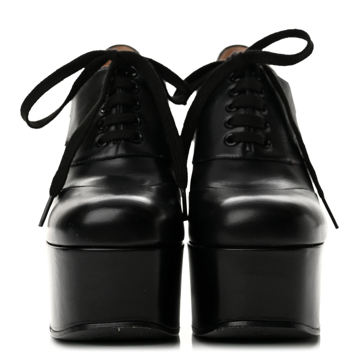 Malaga Kid Otis Lace Up Platform Pumps 36.5 Black