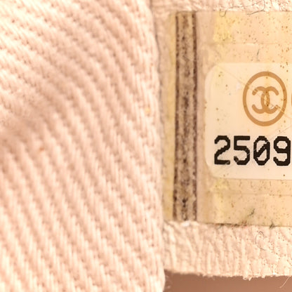 Chanel Mixed Fibers Calfskin Medium Deauville Tote Light Beige 7 of 10