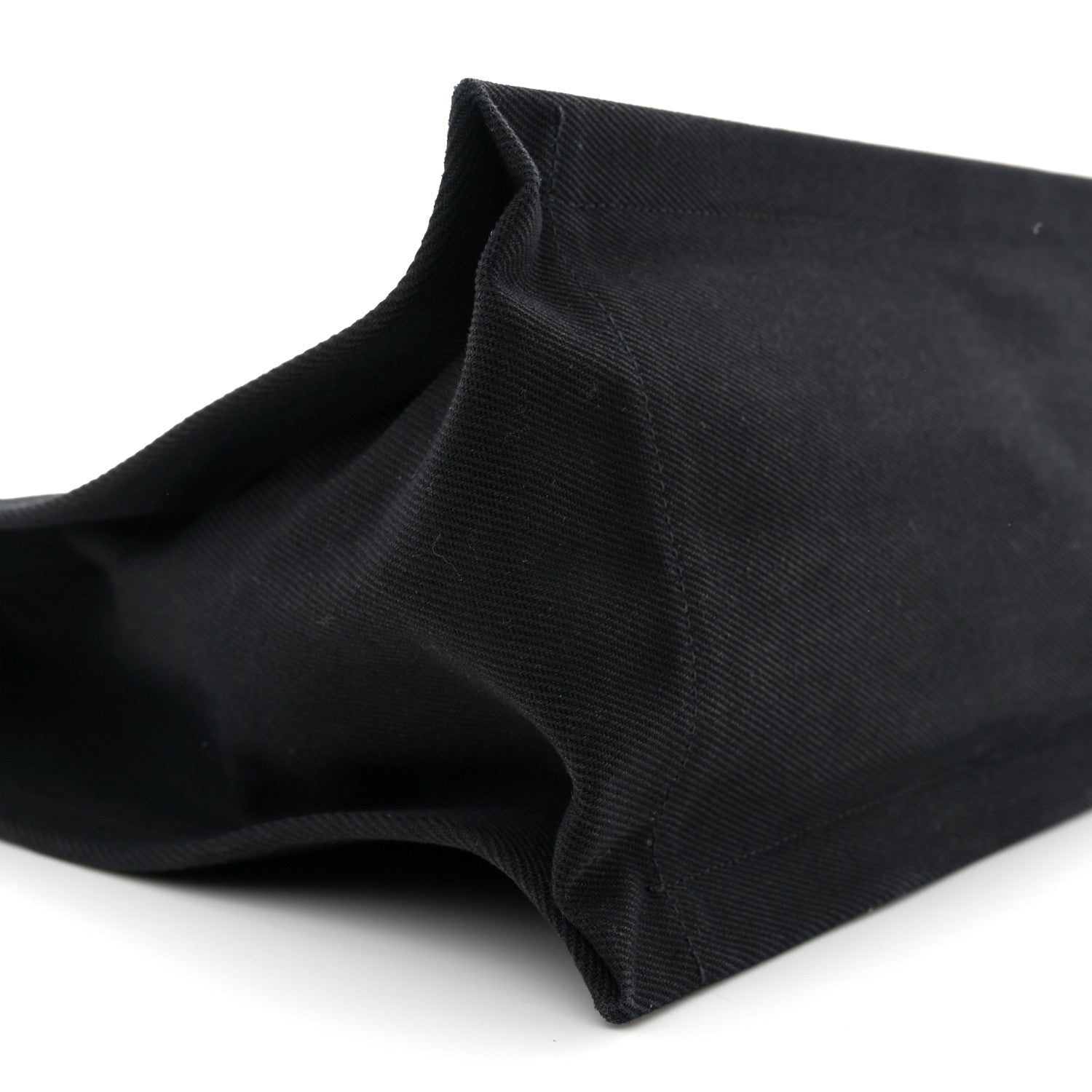 Saint Laurent Linen Calfskin Rive Gauche Tote Black 9 of 12