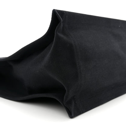 Saint Laurent Linen Calfskin Rive Gauche Tote Black 9 of 12
