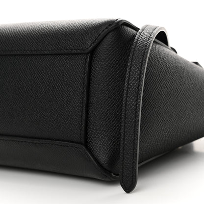 Celine Grained Calfskin Nano Belt Bag Black 10 of 14