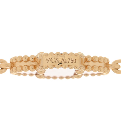 Van Cleef & Arpels 18K Yellow Gold Carnelian 10 Motifs Vintage Alhambra Necklace 4 of 4