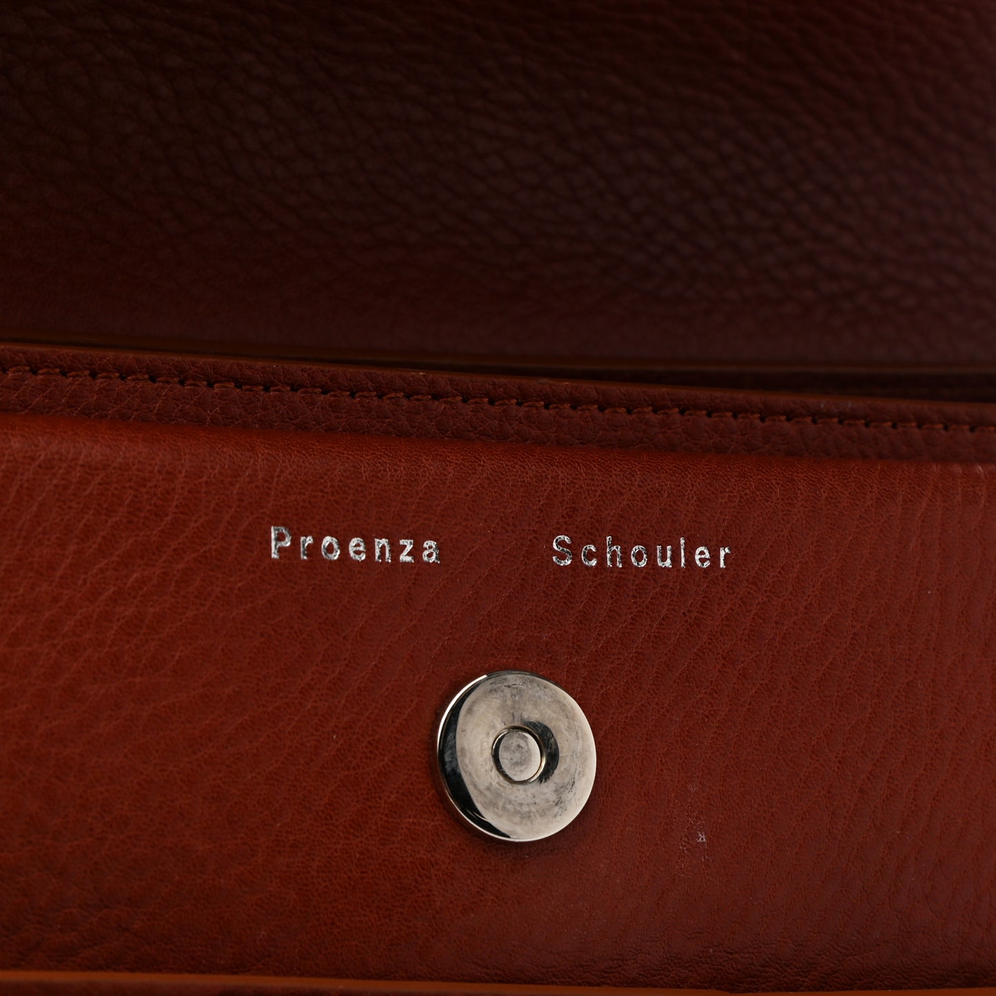Calfskin Mini PS11 Classic Shoulder Bag Saddle