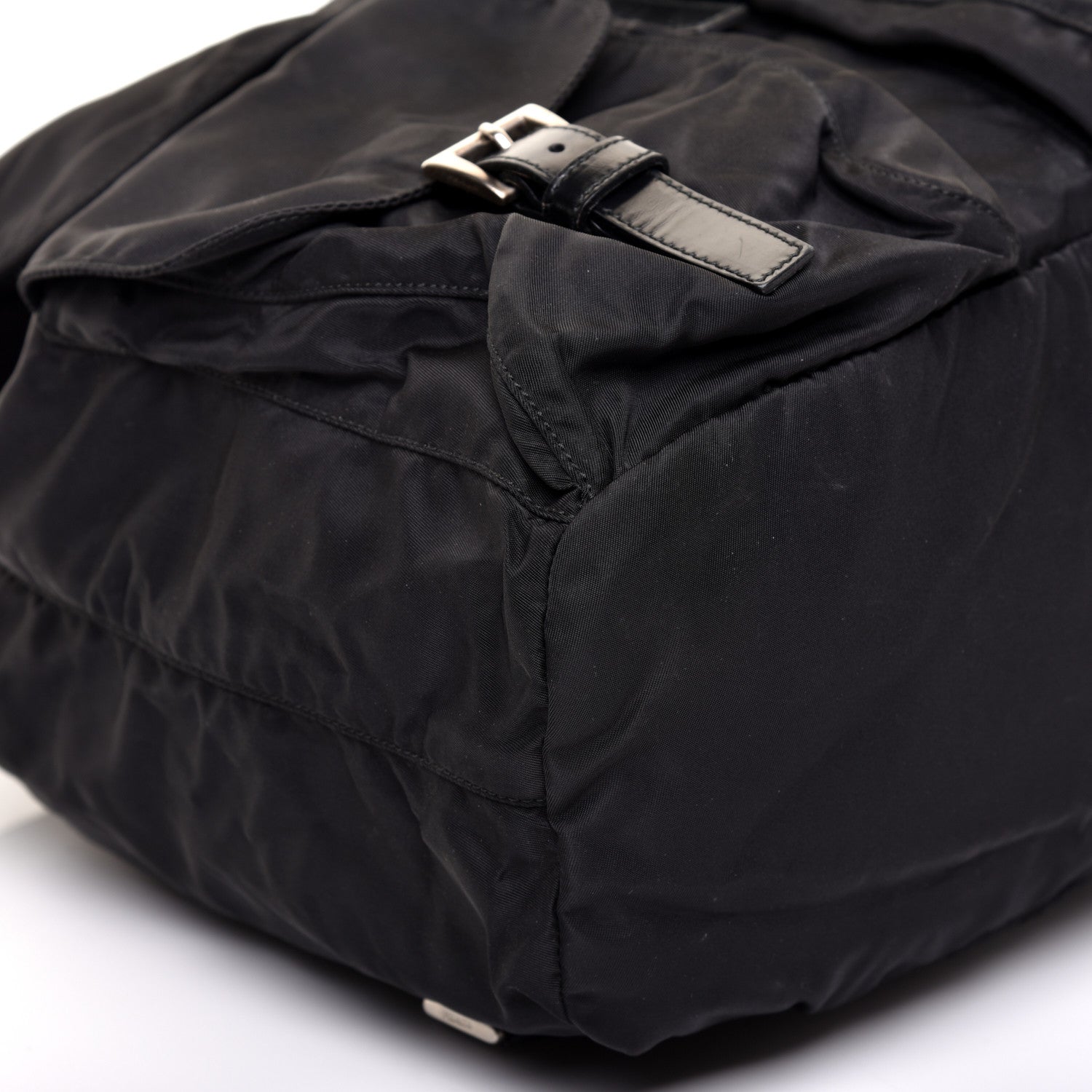 Prada Tessuto Nylon Vela Saffiano Large Backpack Black 5 of 13