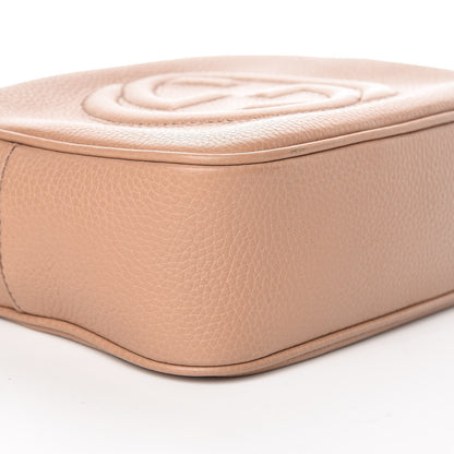 Gucci Pebbled Calfskin Small Soho Disco Bag Rose Beige 9 of 11