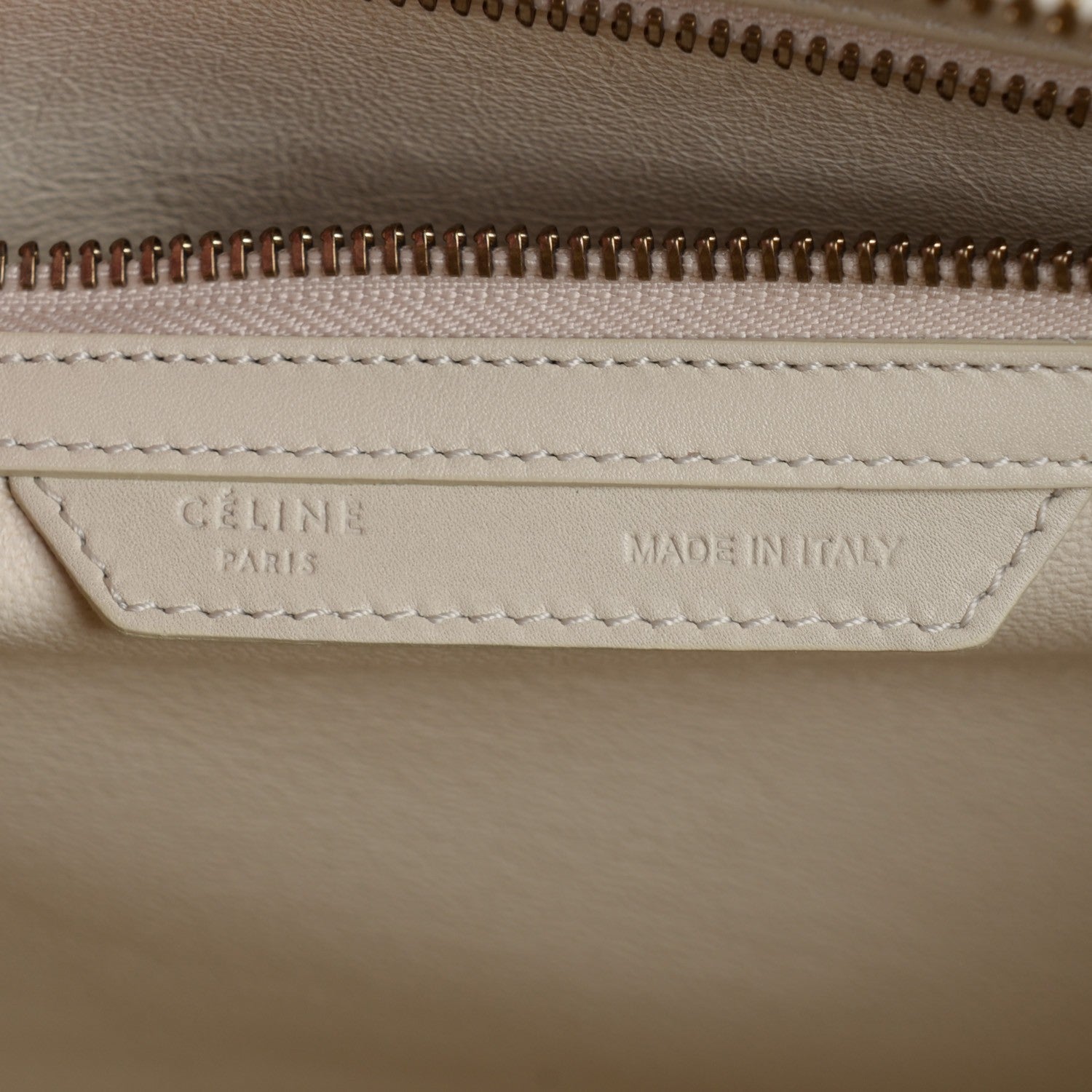 Celine Smooth Calfskin Mini Tri-Color Luggage White 7 of 9