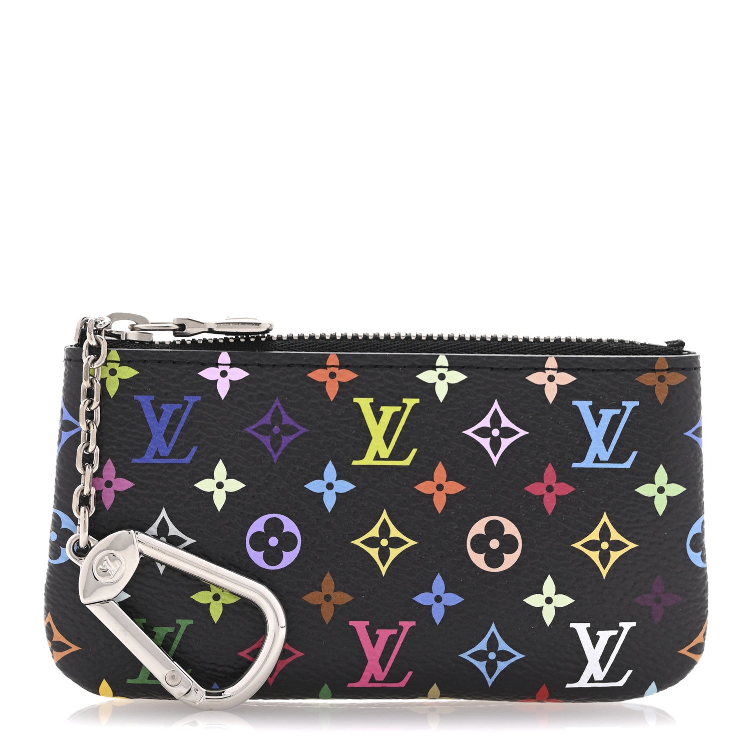 Louis Vuitton LV X TM Monogram Multicolor Key Pouch Black 1 of 9