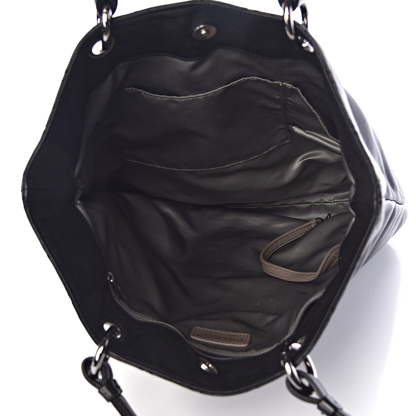 Lambskin CC Shoulder Bag Black