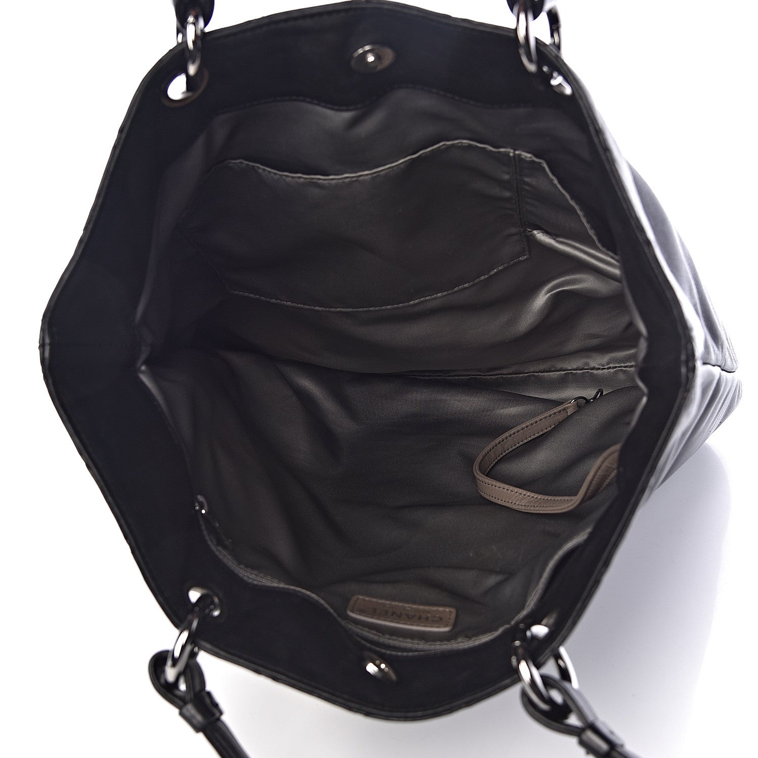 Chanel Lambskin CC Shoulder Bag Black 5 of 10